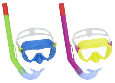 Súprava Bestway® 24036, Crusader Essential Snorkel Mask, mix farieb, sada šnorchlovacia, okuliare, do vody