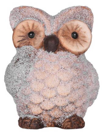 Postavicka Sova, terakota, 9.5 cm