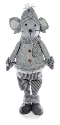 Dekoracia XmMS99, Myš s čiapkou, 057 cm