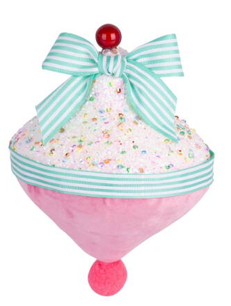 Dekorácia MagicHome, ružová, 15 cm, závesná
