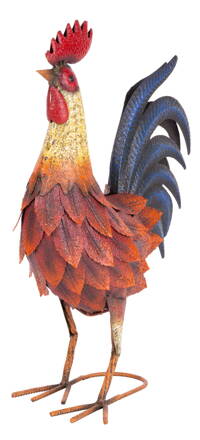 Dekoracia Mecco, Kohút, 51 cm, plech