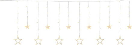 Reťaz MagicHome Vianoce Curtain, 138x LED teplá biela, s hviezdami, 230V, 8 funkcií, osvetlenie, L-220x60/90 cm