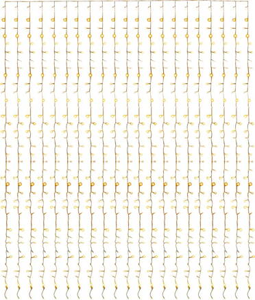 Reťaz MagicHome Vianoce Curtain, 160 LED teplá biela, 230V, 50 Hz, 8 funkcií, časovač, osvetlenie, L-1,5x2 m
