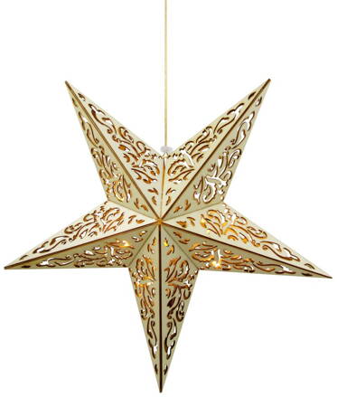 Hviezda MagicHome Vianoce, 10 LED, teplá biela, 3xAA, + diaľkový ovládač, 40 cm
