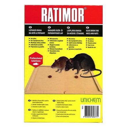 Doska Ratimor®, na myši a potkany, lepová