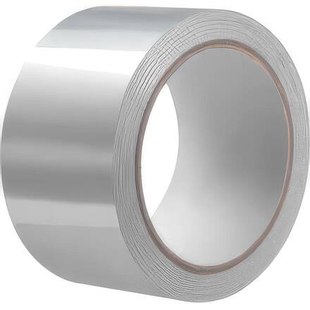 Páska Strend Pro, 50 mm, L-50 m, Alu, zosilnená, lepiaca, hliniková