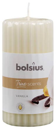 Sviecka bolsius Pillar True Scents 120/60 mm, vanilka