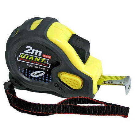 Meter GIANT CR-G16 7,5 m, zvinovací, pogumovaný