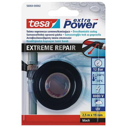 Paska tesa® Extreme Repair, samovulkanizačná, 19 mm, L-2.5 m