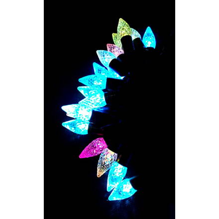 Retaz MagicHome Mensa, 230V, 5.2 m, 36xLED červené/modré/zelené, interiér