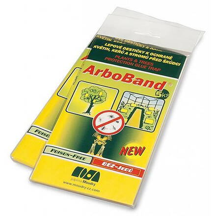 ArboBand, lepové dosky na ochranu stromov pred škodcami, Poison-Free