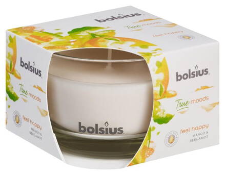 Sviecka bolsius Jar True Moods 63/90 mm, feel happy (mango a bergamot)