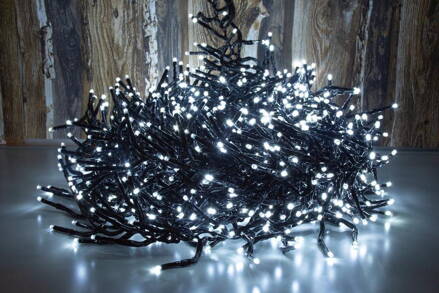 Reťaz MagicHome Vianoce, 1120 LED studená biela, jednoduché svietenie, 230V, 50 Hz, IP44, exteriér,