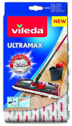 Náhrada na mop Vileda Ultramax, microfibre, 2v1