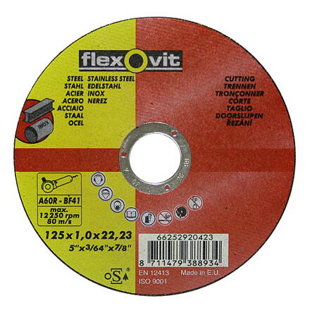 Kotuc flexOvit 20426 180x1,6 A46R-BF41 oceľ, nerez