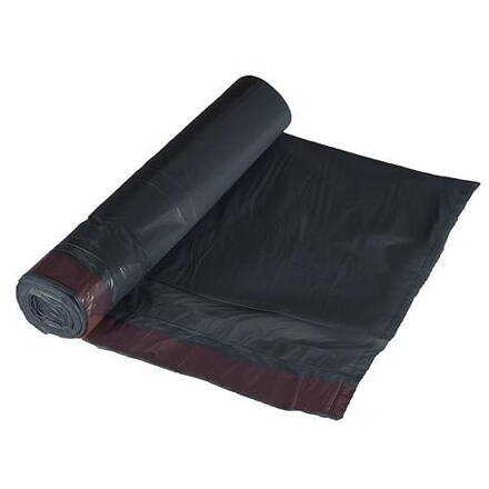 Vrecia ROLO LDPE T560Z, 050x060 cm, bal. 15 ks, zaťahovacie, čierne, 30 lit.