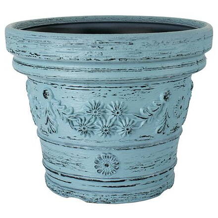 Kvetinac DECORA 390/310 mm, Ocean Blue, 19 lit