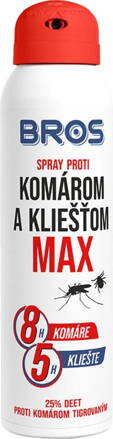 Sprej Bros, proti komárom a kliešťom, max 90ml