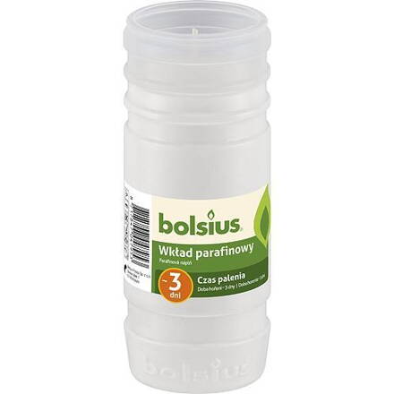 Napln bolsius Gravelight 3D, 296x057 mm, 63 h, 218 g, parafín