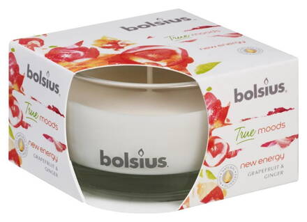 Sviecka bolsius Jar True Moods 50/80 mm, new energy (grapefruit a zázvor)