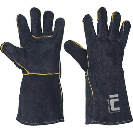 Rukavice SANDPIPER BLACK 11, kožené zváračské