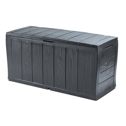 Box Keter® SHERWOOD 270L, antracit, 117x45x57,5 cm, úložný