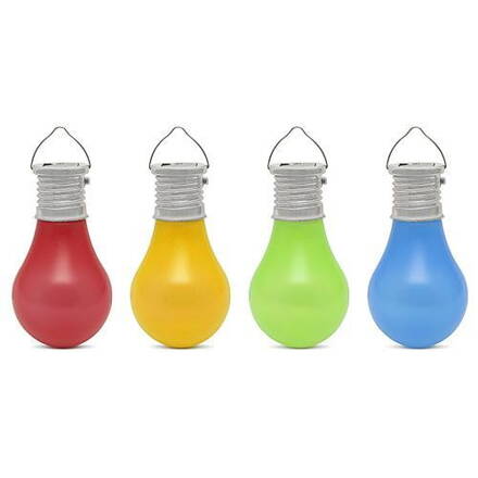 Ziarovka Solar Becrux, 5.5x10 cm, MULTICOLOR, 1 Led, bal. 24 ks