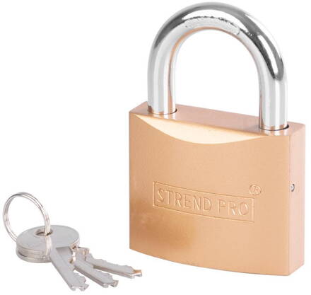 Zamok Strend Pro FT, 63 mm, visiaci, zlaty