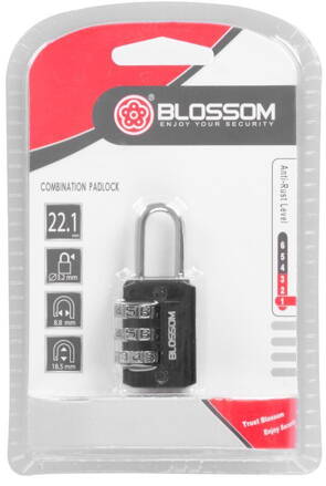 Zamok Blossom NL21, 20 mm, Zn