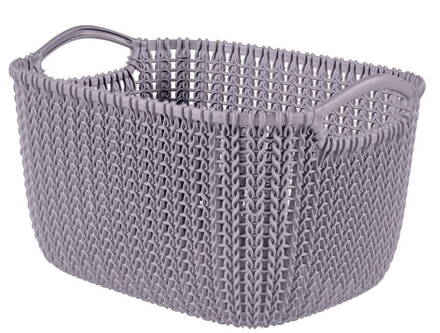 Košík Curver® KNIT 8L, svetlofialový, 30x22x17 cm