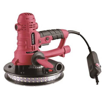 Bruska Worcraft DS08-190, 800W, 190 mm, na sadrokartón s vakom, LED svetlo