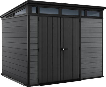 Domček Keter CORTINA 9X7, sivý, záhradný, 279x218x226 cm