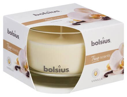 Sviecka bolsius Jar True Scents 63/90 mm, vanilka