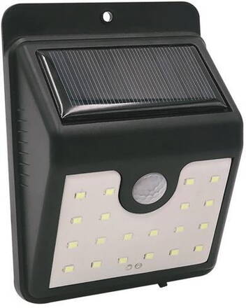 Svietidlo Solar Lightbox, 20x Led, senzor pohybu