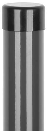 Stlpik METALTEC 48/1,50/1500 mm, antracit, Zn+PVC, čiapočka, RAL7016