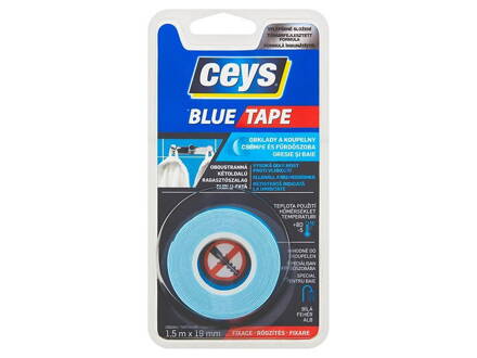 Páska Ceys Blue tape, obojstranná páska, 1,5 m x 19 mm