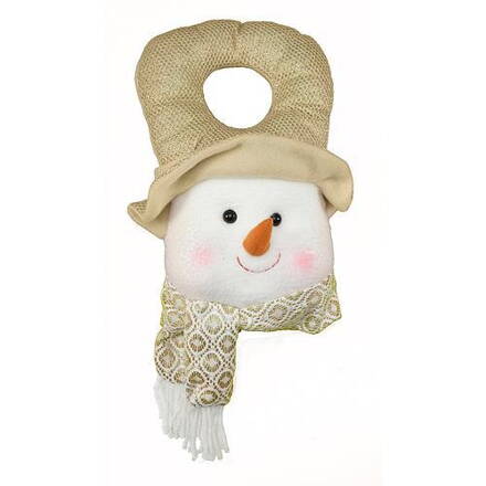 Dekoracia MagicHome, Visačka Snehuliak, 30 cm