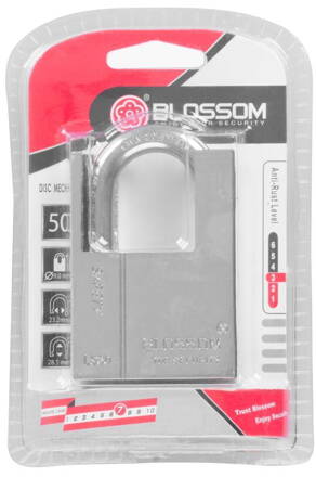 Zamok Blossom LS0350, 50 mm, visiaci, Hisec