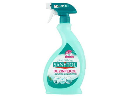 Dezinfekcia Sanytol, univerzálny čistič, sprej, eukalyptus, 500 ml