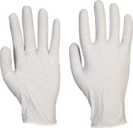 Rukavice Dermik LB53, latex, 10/XL, nepudrovane, bal. 100ks