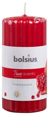 Sviecka bolsius Pillar True Scents 120/60 mm, granátové jablko