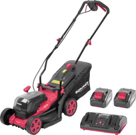 Kosacka Worcraft CLM-S40Li SET, 2x20V, Li-Ion, 340 mm, 35 lit., akumulátor + nabíjačka