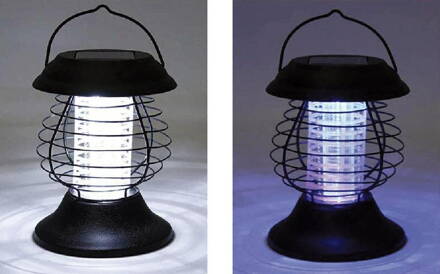 Lampa solárna, proti hmyzu, UV LED, 13x31 cm