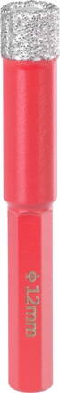 Vyrezavac STREND PRO DCB12, 12 mm, stopka HEX, diamant