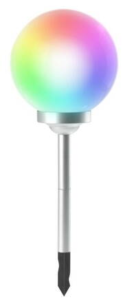 Lampa solárna, 4-farebné LED, 30x73 cm