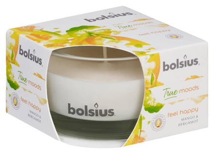 Sviecka bolsius Jar True Moods 50/80 mm, feel happy (mango a bergamot)