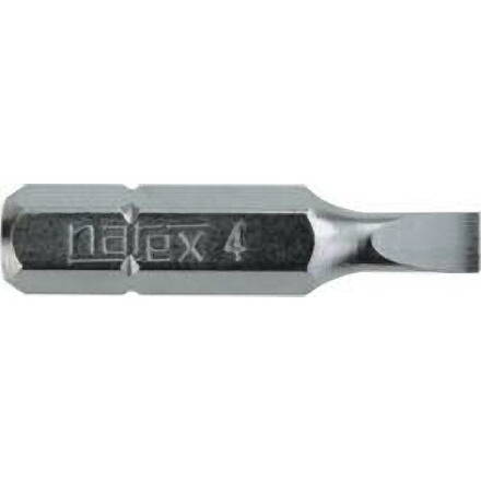 Bit Narex 8071 02, plochý, Hex 1/4", 5,0/30 mm, bal. 30 ks