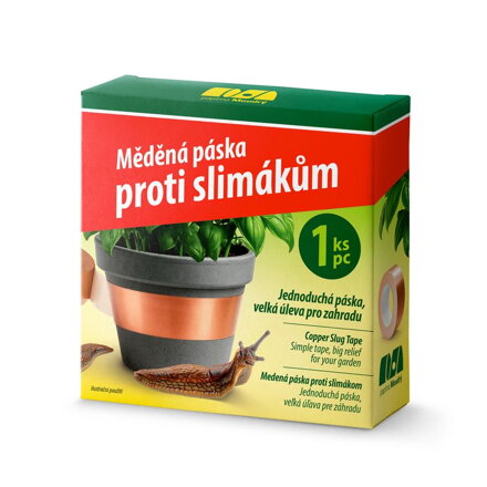 Páska proti slimákom, medená, 4m x 2,5 cm