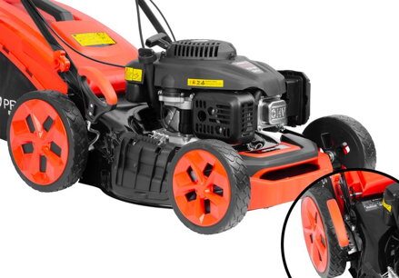 Kosačka Strend Pro QL46P-139E, benzínová, 2,4 kW, záber 45,7 cm, s pojazdom, LONCIN, s elektr.štartovaním