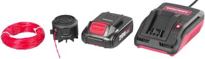 Vyžínač Worcraft CGT-S20LiSTA, set, 24 cm, 20V Li-ion, plus nylónová hlava, silón, aku a nabíjačka Vyžínač Worcraft CGT-S20LiSTA, set, 24 cm, 20V Li-ion, plus nylónová hlava, silón, aku a nabíjačka